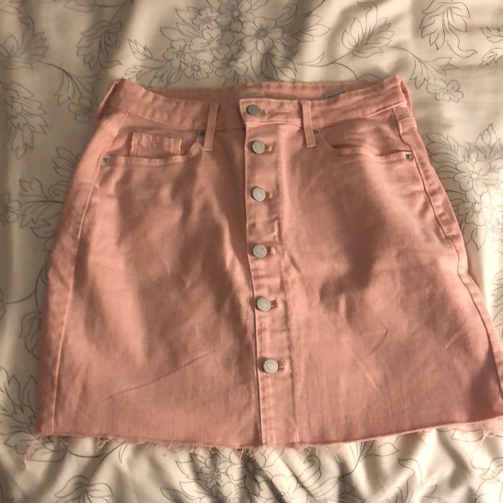 Bubble gum pink mini skirt